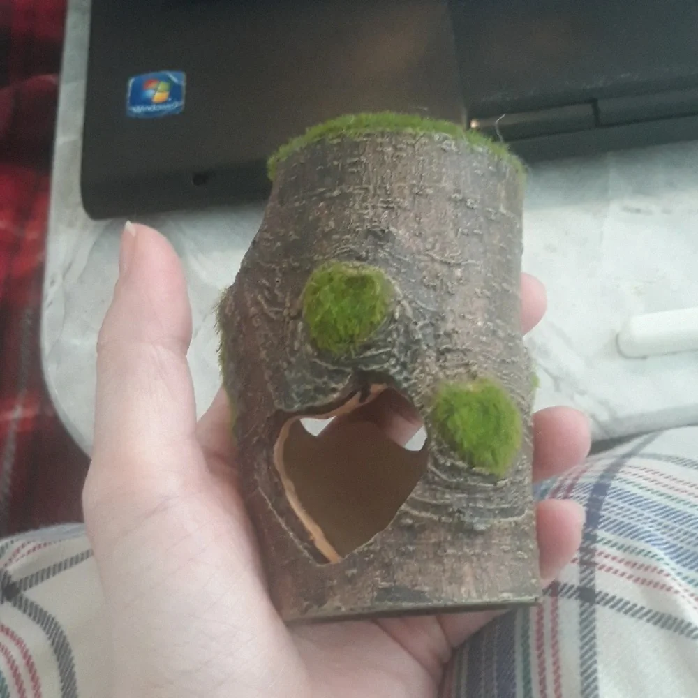 Hollow Stump Aquarium Ornament